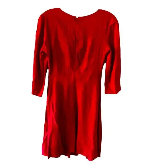 Urban Outfitters Cooperative Red Flare Dress Size 0 Brand New - Picture 2 of 9